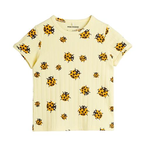 Mini Rodini Ladybugs Aop T-shirt Yellow | Gul | 140/146 cm