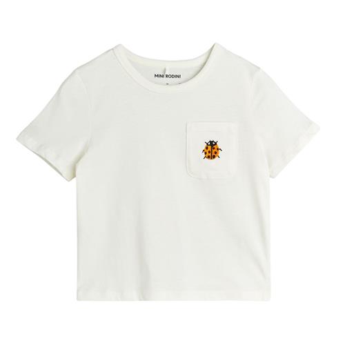 Mini Rodini Ladybugs T-shirt Offwhite |  | 128/134 cm