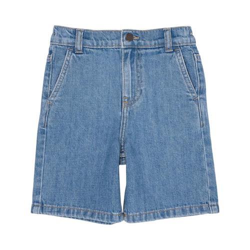 Copenhagen Colors Denimshorts Med Brede Ben Light Blue Indigo Washed | Blå | 116 cm