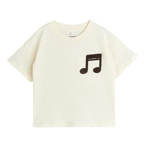 Mini Rodini Note Chenille T-shirt Offwhite |  | 104/110 cm