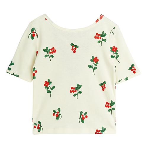 Mini Rodini Lingonberries Aop Ballet T-shirt Offwhite 92/98 cm  Creme  92/98 cm  Unisex