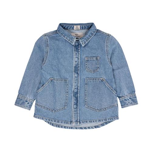 Copenhagen Colors Denim-jakke Light Blue Indigo Washed 116 cm  Blå  116 cm  Unisex