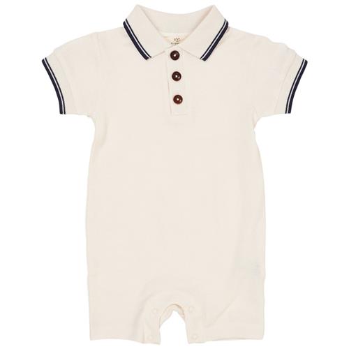 Copenhagen Colors Pique Polo Romper Cream | Beige | 74 cm