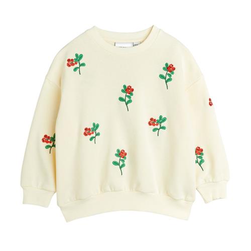 Mini Rodini Lingonberries Aop Sweatshirt Offwhite 80/86 cm  Creme  80/86 cm  Unisex