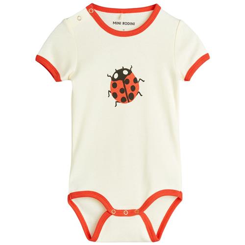 Mini Rodini Ladybugs Baby Body Offwhite |  | 68/74 cm