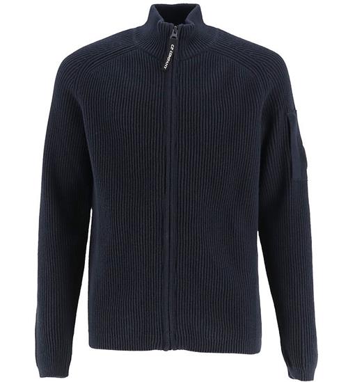 C.P. Company Cardigan - Strik - Total Eclipse Blue