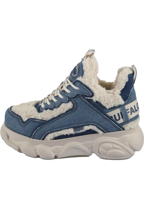 Se BUFFALO Sneaker low 'Cld Chai'  ecru / blå / sort ved About You