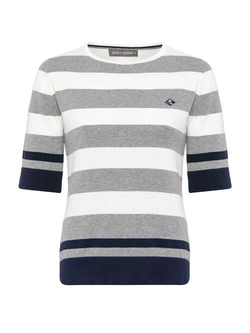 Jacey Quinn Pullover 'Alfonso'  navy / grå / hvid