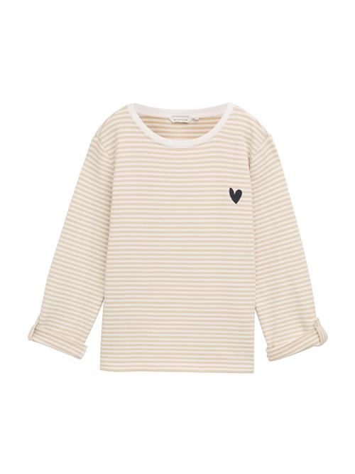 TOM TAILOR Sweatshirt  beige / navy / offwhite