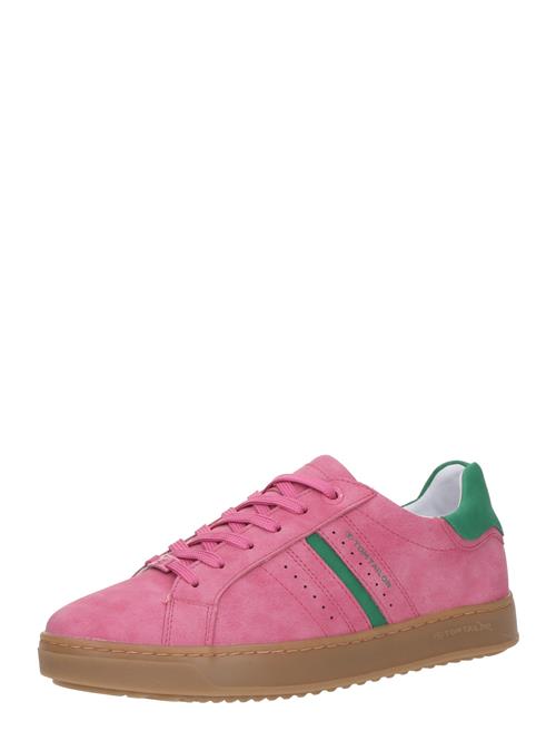 TOM TAILOR Sneaker low  grøn / lys pink