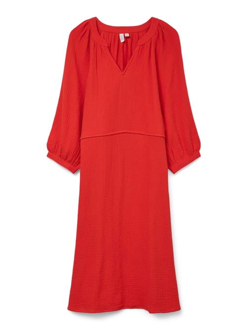 VERO MODA Kjole 'VMBEVERLY'  neonrød