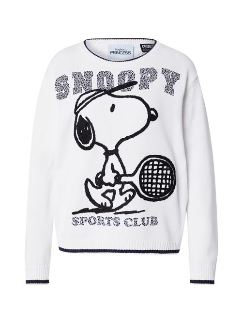 Frogbox Pullover 'Snoopy Tennis'  sort / hvid