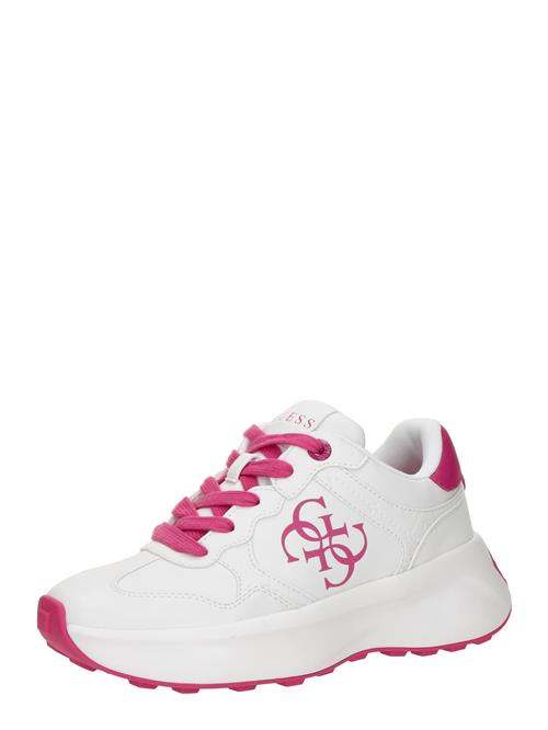 GUESS Sneaker low 'Luckei'  magenta / hvid