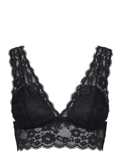 Se Bra Iris Lace Bralette Lindex Black ved Booztlet