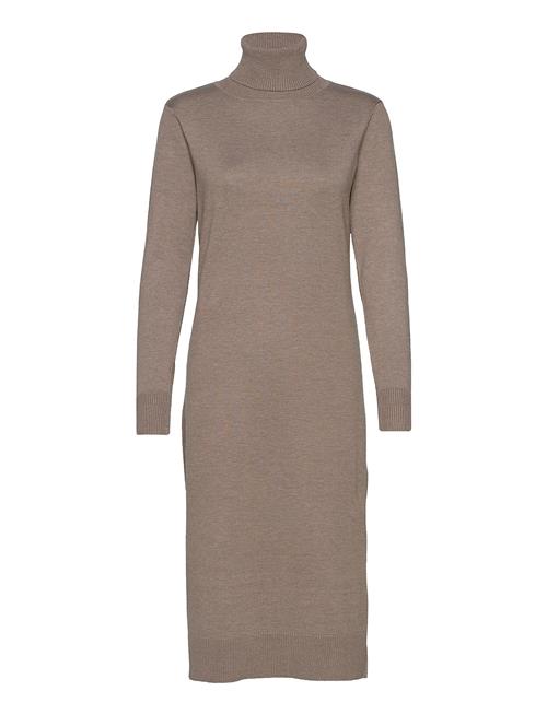 Milasz Roll Neck Long Dress Saint Tropez Brown