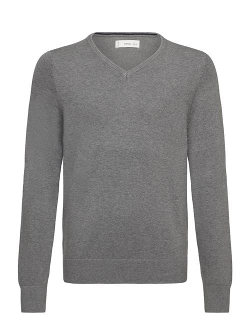 V-Neck Sweater Mango Grey