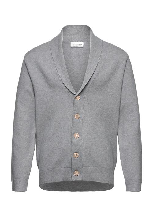 Ecovero Shawl Collar Cardigan Lindbergh Grey