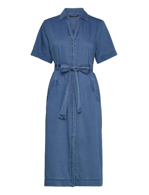 Zaves Chambray Denim Dress French Connection Blue