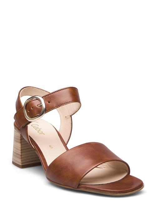 Se Ankle-Strap Sandal Gabor Brown ved Booztlet