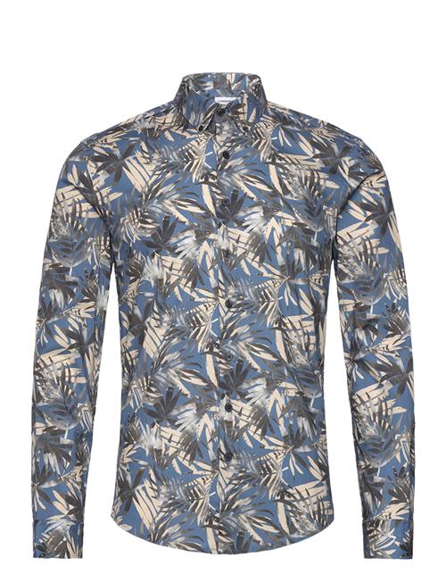 Aop Superflex Shirt L/S Lindbergh Blue