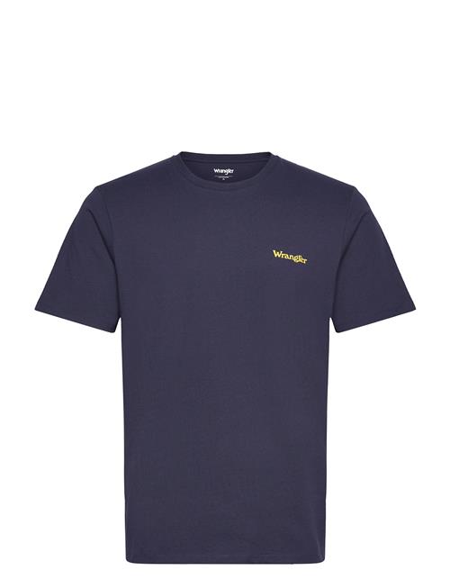 Small Logo Tee Wrangler Navy