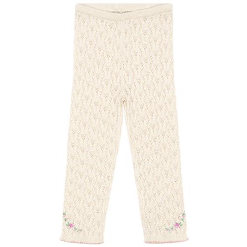 Konges Sløjd Rosier Strikkede Bukser Cream Off White |  | 9 months