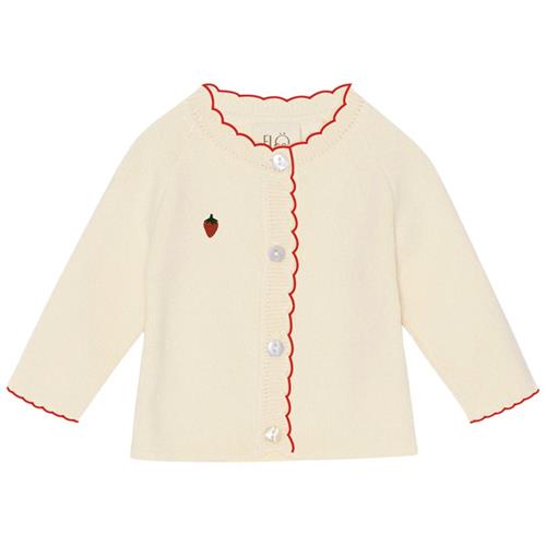 Flöss Kaya Cardigan Soft White Berry |  | 92 cm