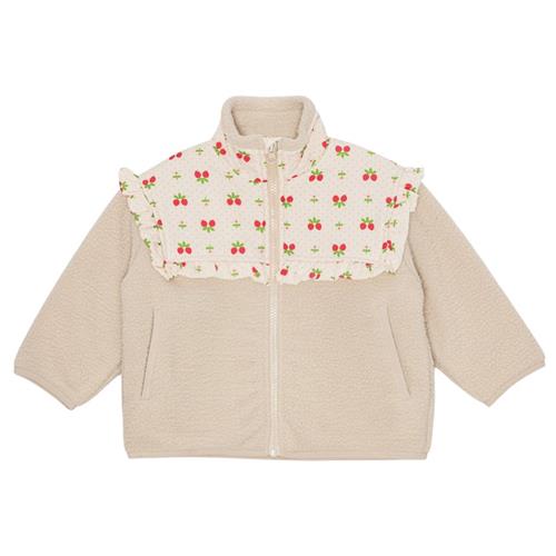 Flöss Sofia Fleece-jakke Soft White Berry | Beige | 98 cm