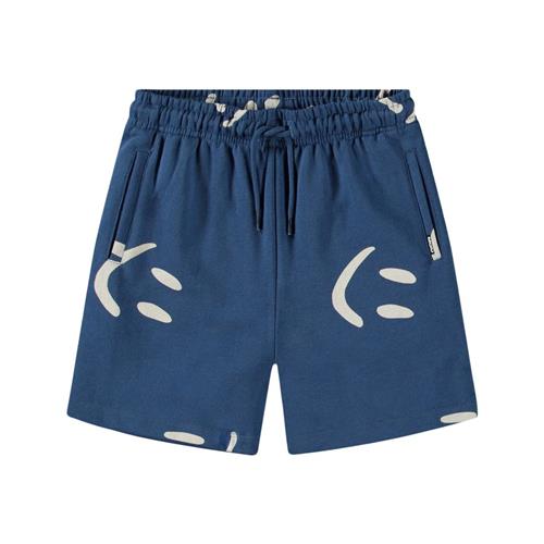 Molo Amil Soft Pants Big Smiles Blue 122 cm  Blå  122 cm  mand