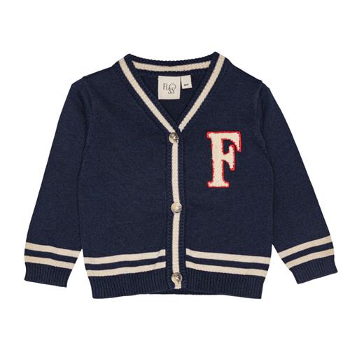 Flöss Oscar Cardigan Forår Navy 80 cm  Marineblå  80 cm  mand