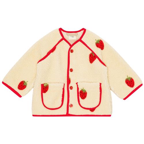 Flöss Strawberry Fleece-jakke Soft White Berry |  | 122 cm