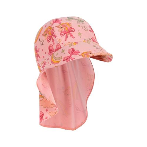 Konges Sløjd GOTS Manuca Frill Solhat Rainbow Bow 3-6 months  Lyserød  3-6 måneder  kvinde