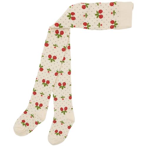 Flöss Strømper Soft White Berry | Hvid | 92/98 cm