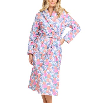 Damella Printed Terry Velour Robe Flerfarvet Small Dame