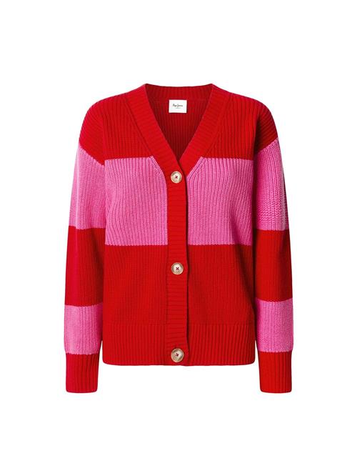 Pepe Jeans Cardigan 'Paloma'  mørkeblå / pink / rød