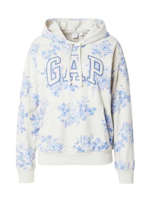 GAP Sweatshirt 'HERITAGE'  blå / hvid