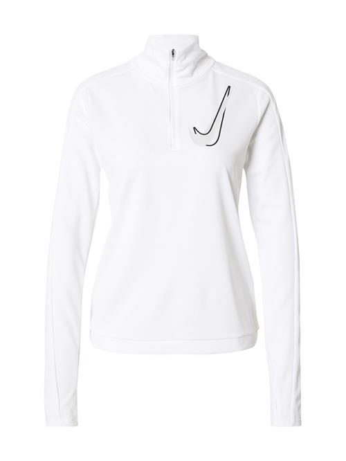 NIKE Sportsweatshirt  sort / hvid