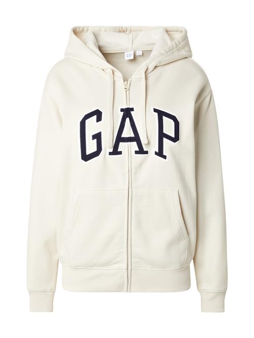 GAP Sweatjakke 'HERITAGE'  beige / navy