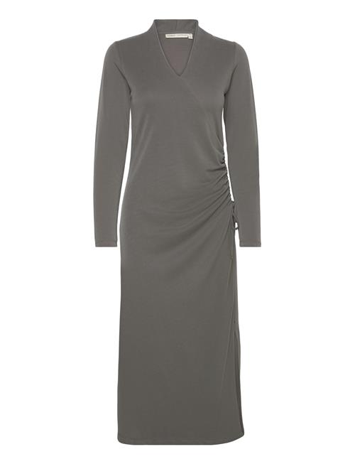 Grayseniw Wrap Dress InWear Grey