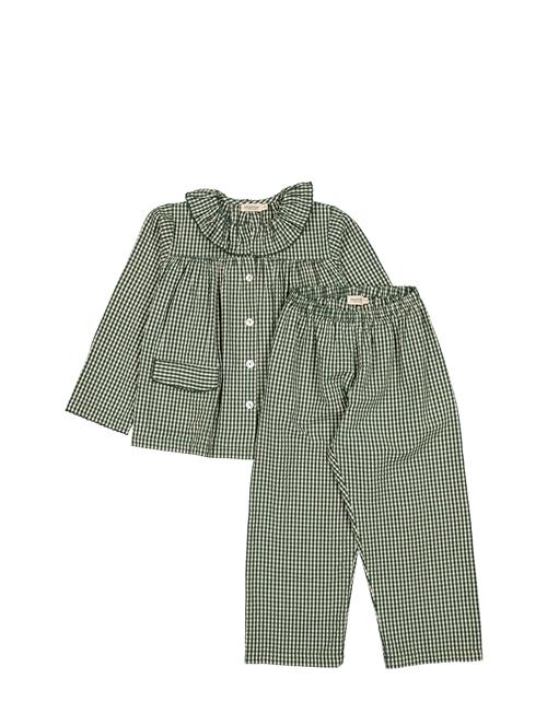 Pajama Frill Set MarMar Copenhagen Green