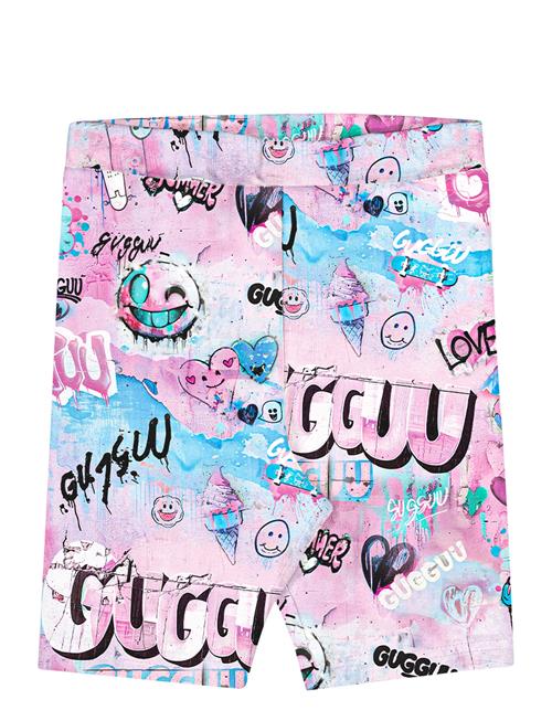 Print Biker Shorts Gugguu Pink