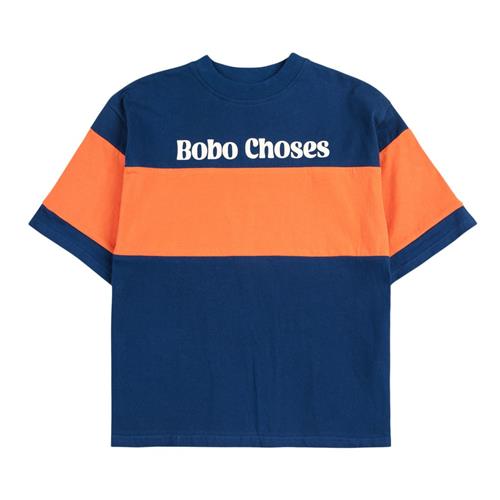 Bobo Choses Bobo Choses Color Block T-shirt Navy Blue | Marine blå | 2-3 years