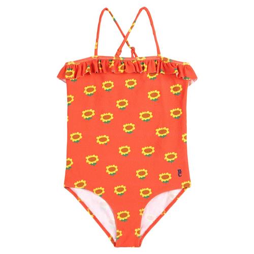 Bobo Choses Sunflower All Over Badedragt Red 6-7 Y  Rød  6-7 år  kvinde
