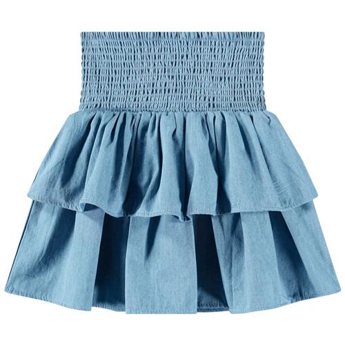 Molo Bonita Skirt Sky Indigo 110/116 cm  Blå  110/116 cm  kvinde