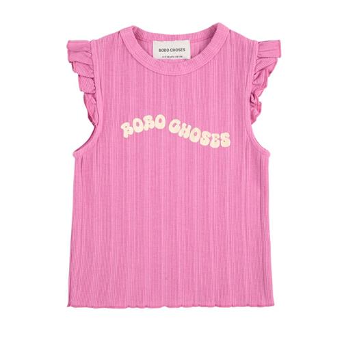 Bobo Choses Wavy Bobo Choses T-shirt Med Flæser Fuchsia | Lyserød | 4-5 years