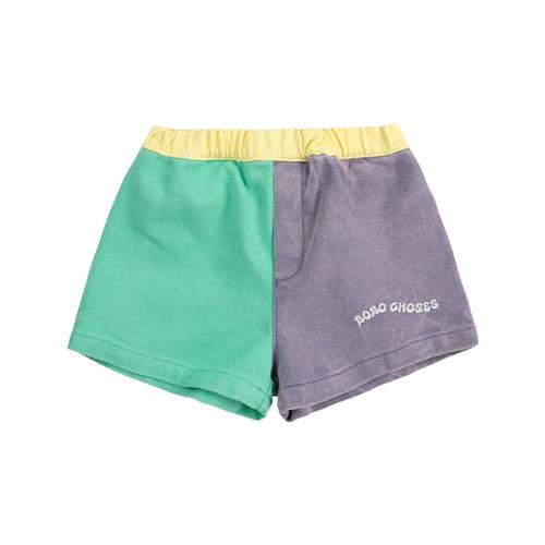 Bobo Choses Color Block Vævede Shorts Multicolor | Grå | 6 months