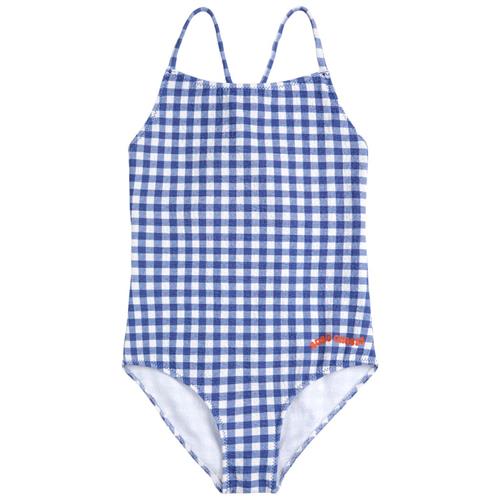 Bobo Choses Vichy Badedragt Blue 6-7 Y  Blå  6-7 år  kvinde