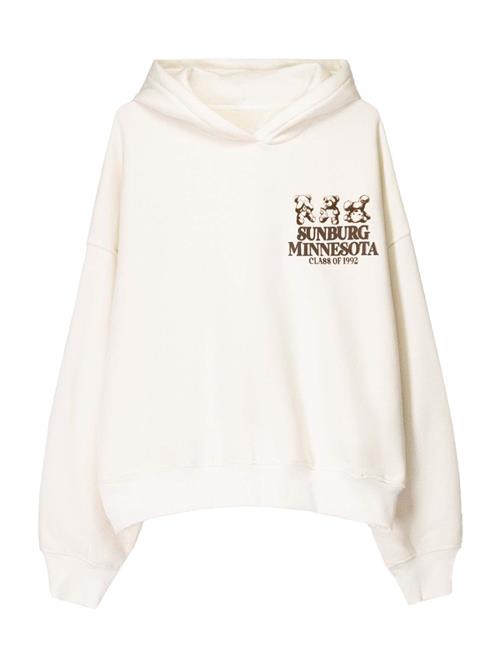 Se Bershka Sweatshirt  lysebeige / mørkebrun ved About You