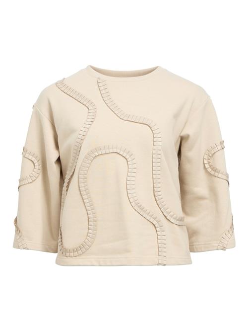 OBJECT Sweatshirt 'OBJLiv'  beige