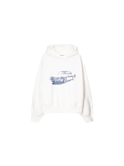 Se Bershka Sweatshirt  navy / hvid ved About You